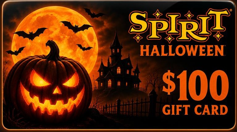 Spirit Halloween $100 gift card